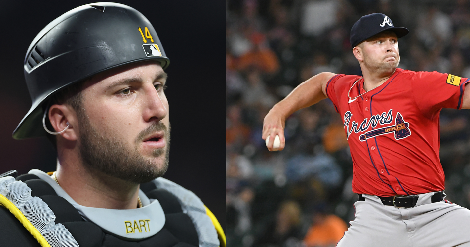 Pirates trade Joey Bart to Atlanta for right-handed reliever Hunter Stratton