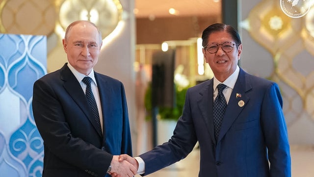 Philippine President Marcos meets with Russian President Vladimir Putin during ASEAN-Russia Summit 
