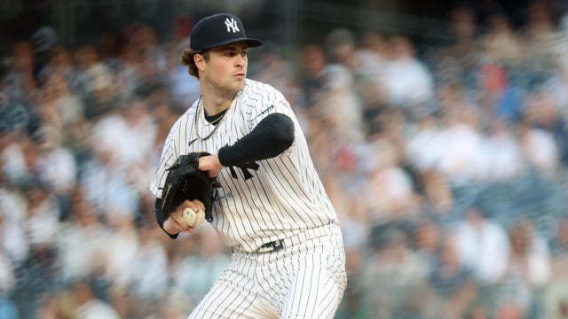 Cam Schlittler #31 of the New York Yankees pitches during the game between the Cincinnati Reds and the New York Yankees at Yankee Stadium on Friday, June 19, 2026 in New York, New York. 