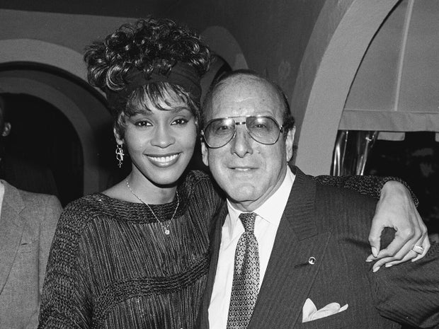 Whitney Houston and Clive Davis