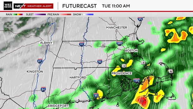 Tuesday rain
