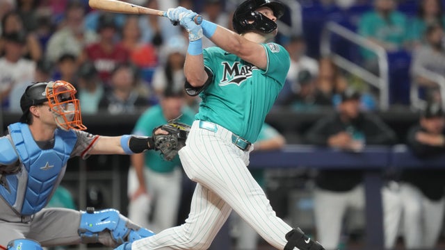 Giants Marlins Baseball 