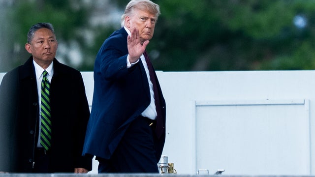 President Trump arrives at the White House on June 23, 2026. 