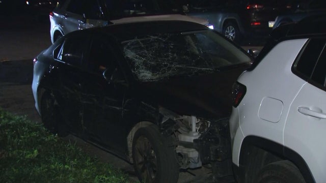 Driver accused of intentionally striking officer in North Philadelphia wanted, police say 