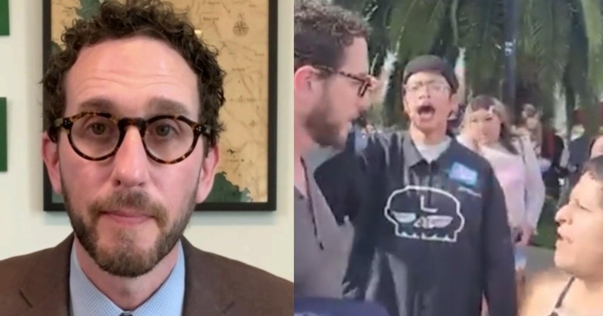 California lawmaker Scott Wiener says being berated over Gaza "went beyond free speech"
