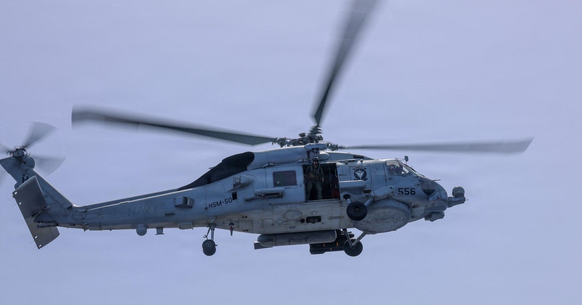 U.S. helicopter goes down in Arabian Sea, crew member missing, Navy says