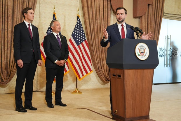 U.S. Vice President JD Vance Leads U.S. Delegation In Peace Talks With Iran In Pakistan