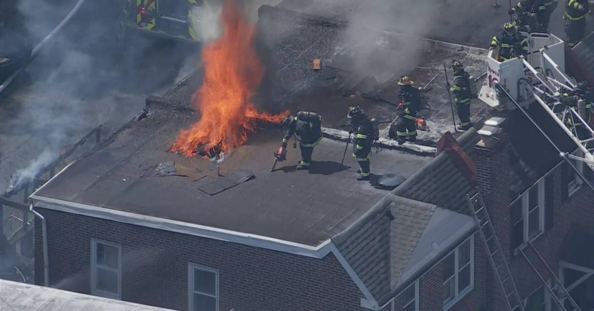 Crews battling fire at multiple rowhomes in Wilmington, Delaware