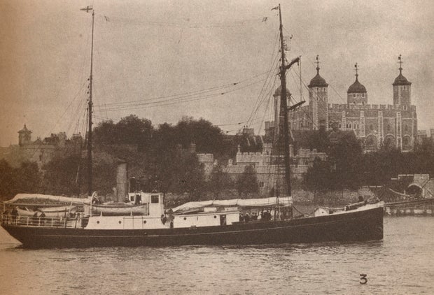 The Quest, in which Sir Ernest Shackleton set sail in September 1921, on what was to prove his last Artist: Unknown