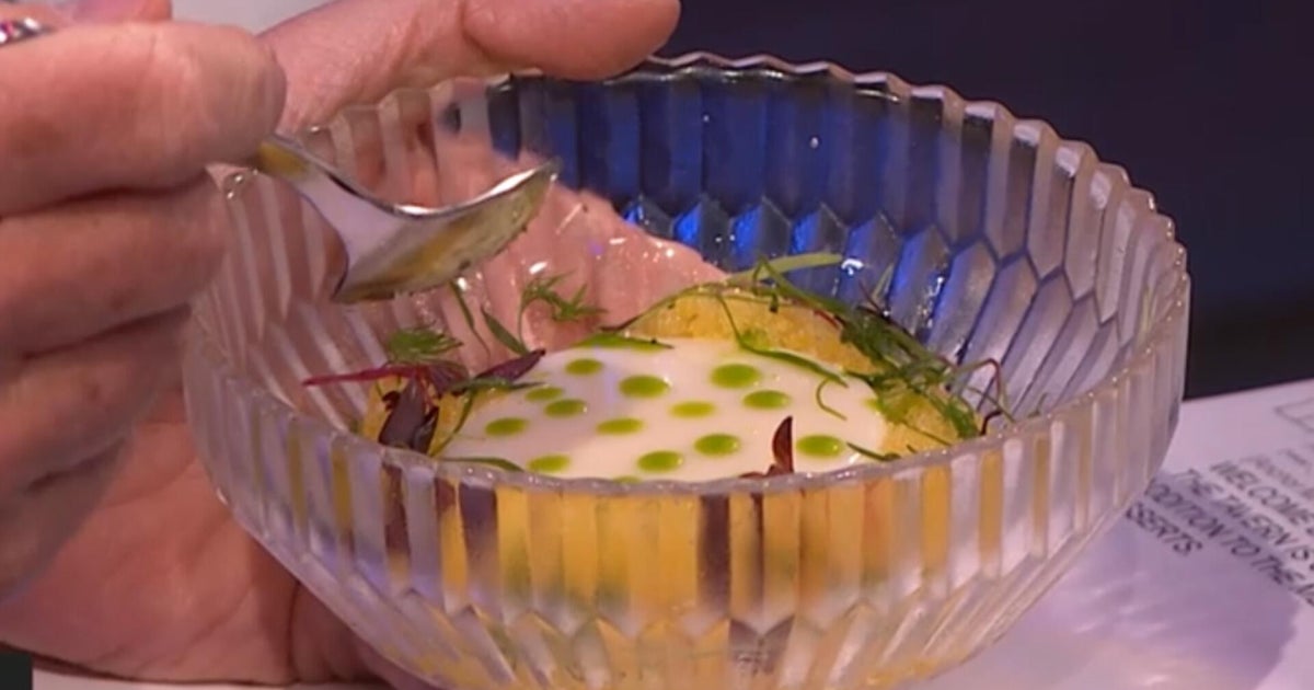 Chef Susan Bae shows off her dessert creations