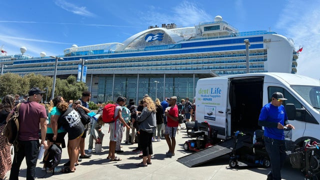 Ruby Princess docked in San Francisco 