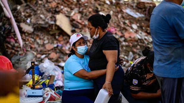 Devastation in La Guaira's coastal neighborhoods after Venezuela earthquakes