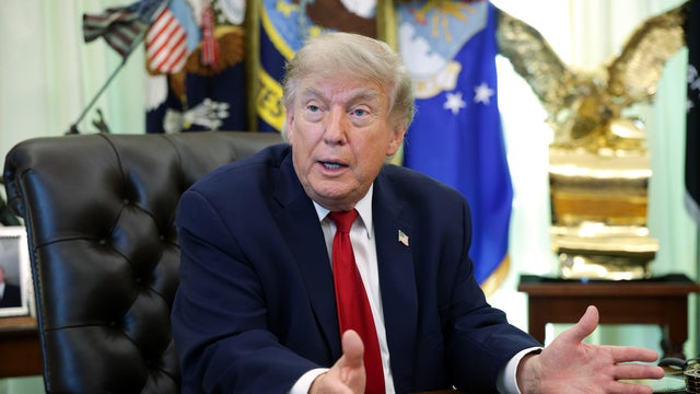 President Trump Signs Executive Order In The Oval Office 