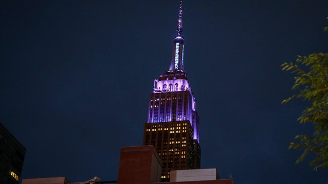 The Empire State Building is viewed across from Madison Square Garden on Friday, July 3, 2026, in New York. 