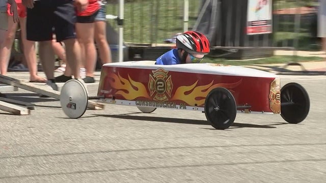 Conshohocken families celebrate July 4th Soap Box Derby tradition despite heat 