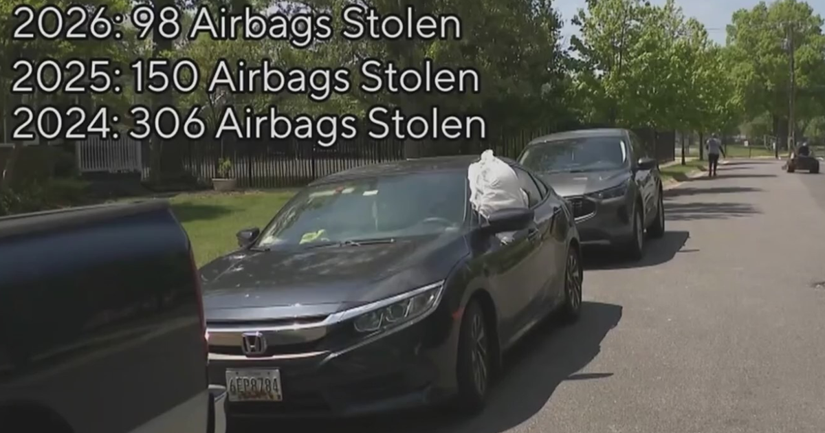 Airbag thefts are down in Howard County, but thieves are keeping active