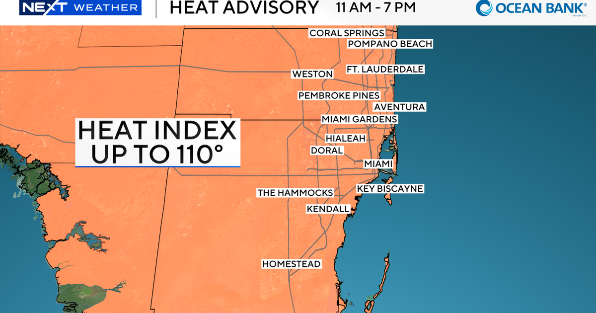 Heat advisories in effect across South Florida as feels-like ...