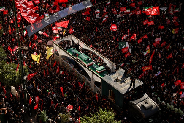 Burial of Iran's late Supreme Leader Ayatollah Ali Khamenei in Mashhad 