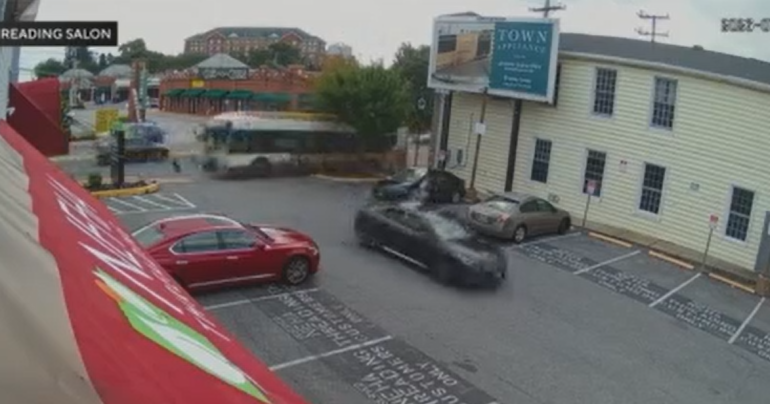 New video shows chaotic MTA bus crash that injured 36 in Baltimore County