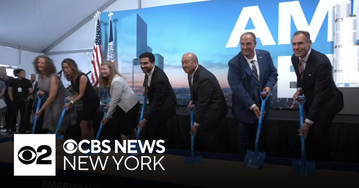 Construction begins on new World Trade Center building