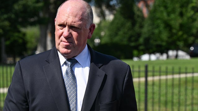White House Border Czar Tom Homan Speaks To Press Outside White House 