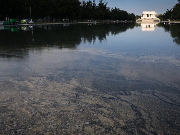 Work Continues On D.C.'s Reflecting Pool Amid Ongoing Restoration Problems