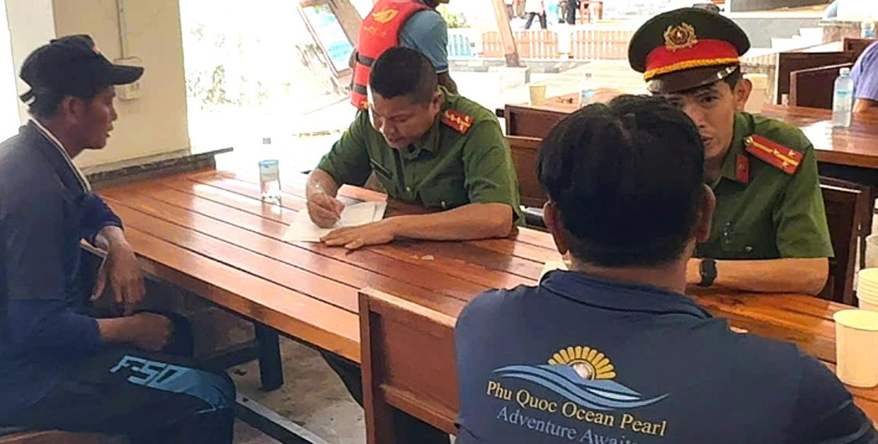 Speedboat capsizes off Vietnam, killing 15 tourists; police detain captain