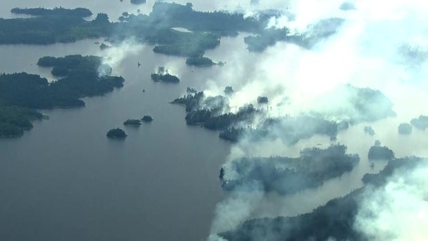 Minnesota family's Boundary Water trip ends in wildfire evacuation, with help from mom who stayed home