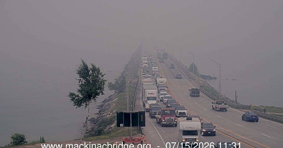 Michigan's air quality worsening from wildfire smoke; Mackinac Bridge ends travel alert