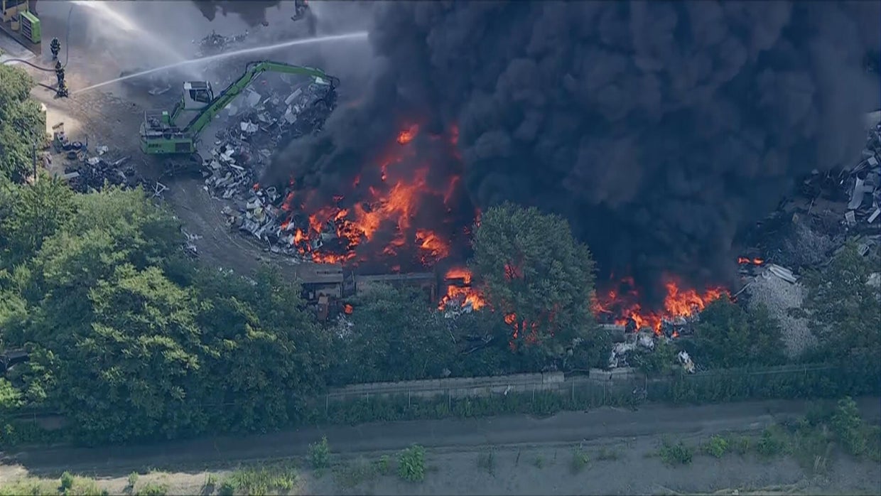 Massive industrial fire extinguished at EMR facility in Delaware County ...