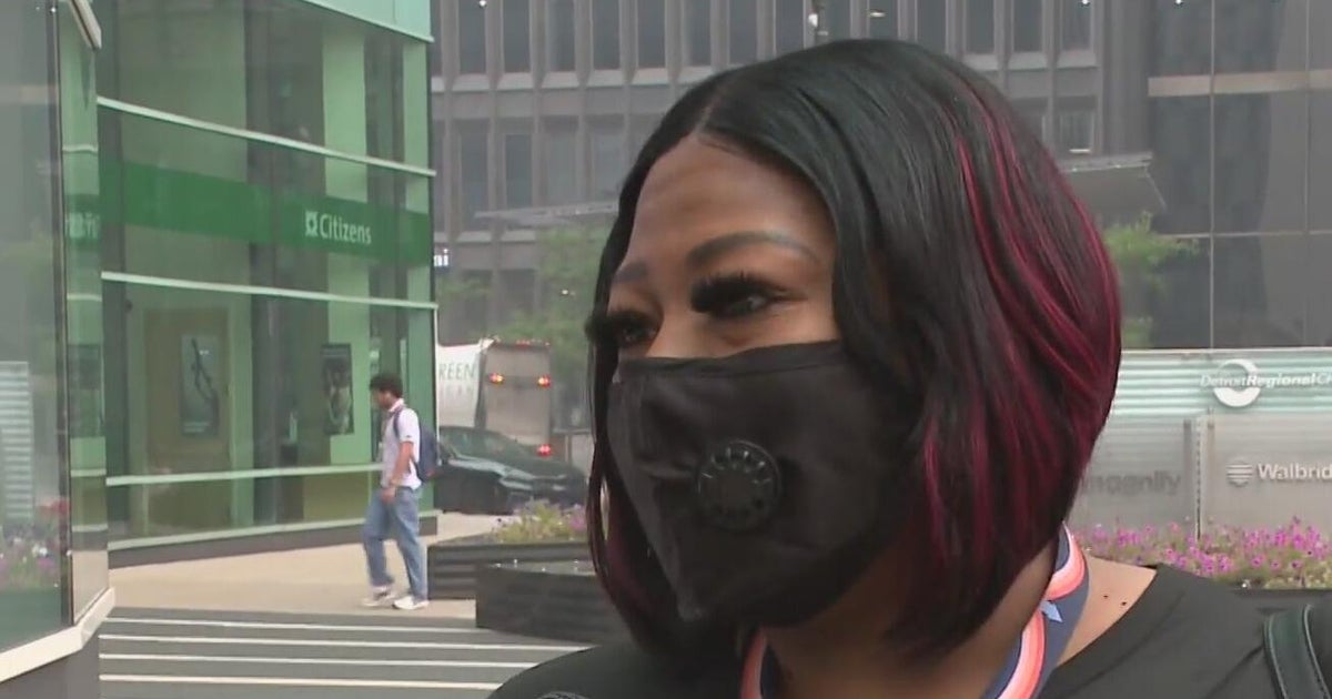 Metro Detroiters face the wildfire smoke