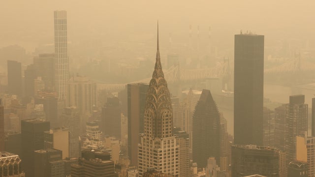 Canadian wildfire smoke forecast to impact New York City 