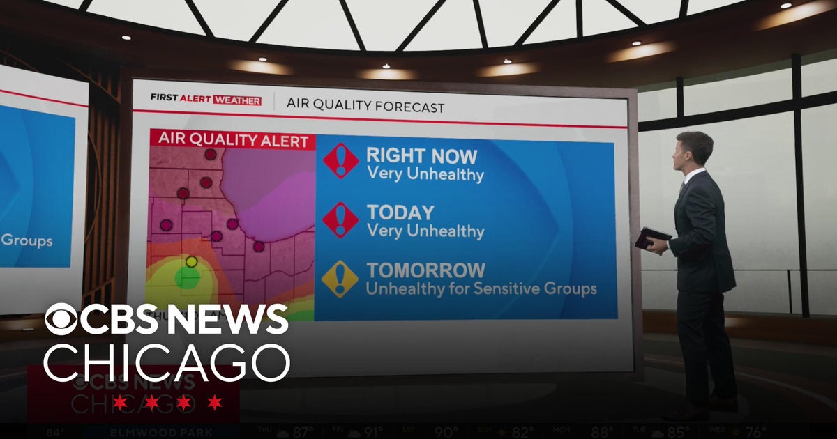 Chicago Weather: Air Quality Alert for wildfire smoke Thursday