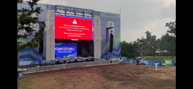 FIFA Fan Festival at Lemon Hill suspended as severe storms approach Philadelphia