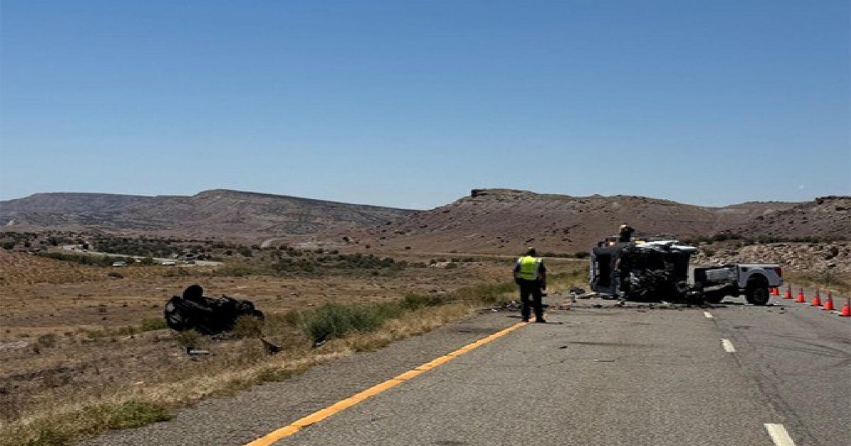 Apparent wrong-way crash on I-70 in Colorado results in closure of westbound lanes near Utah border
