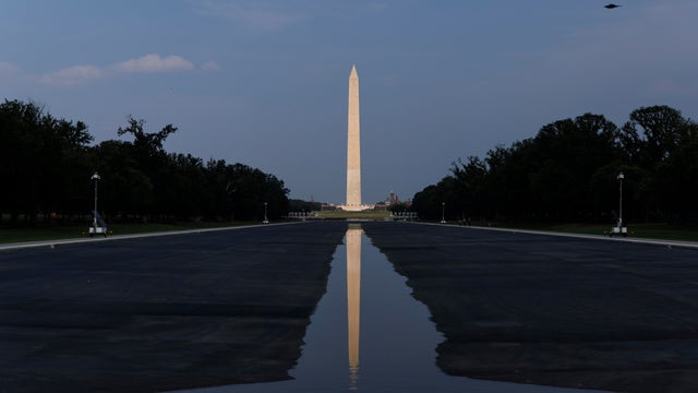 Work Continues On Restoration Of Lincoln Memorial Reflecting Pool 