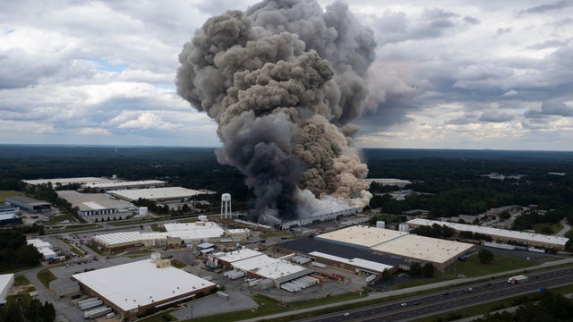 Chemical Plant Fire 
