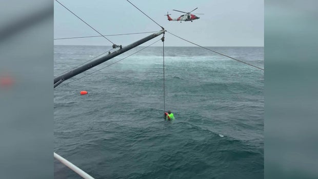 Fisherman rescued
