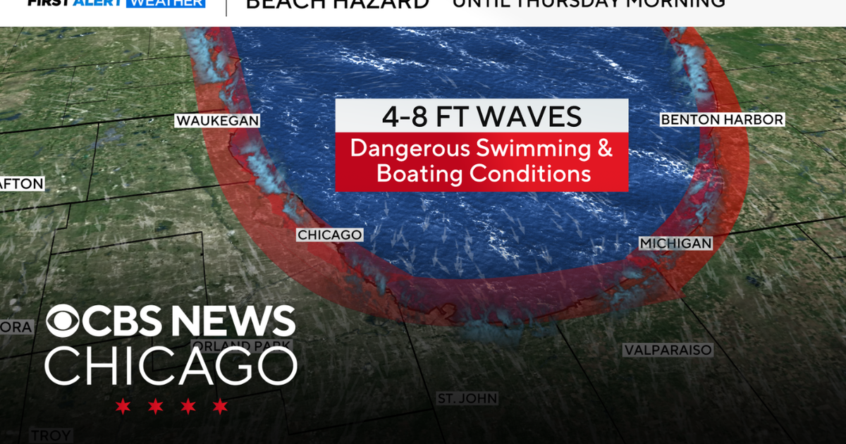 Highs in the 70s on Wednesday, Lake Michigan swim risk