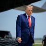 President Trump arrives for a dignified transfer at Dover Air Force Base in Dover, Delaware, on July 22, 2026. 