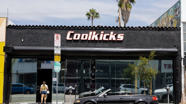 Rami Almordaah, AKA @Ramitheicon, has social media fame as a sneaker buyer at Cook Kicks, on Melrose Ave, in Los Angeles, CA 