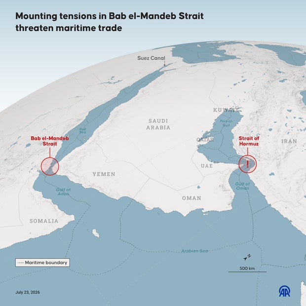 Mounting tensions in Bab el-Mandeb Strait threaten maritime trade