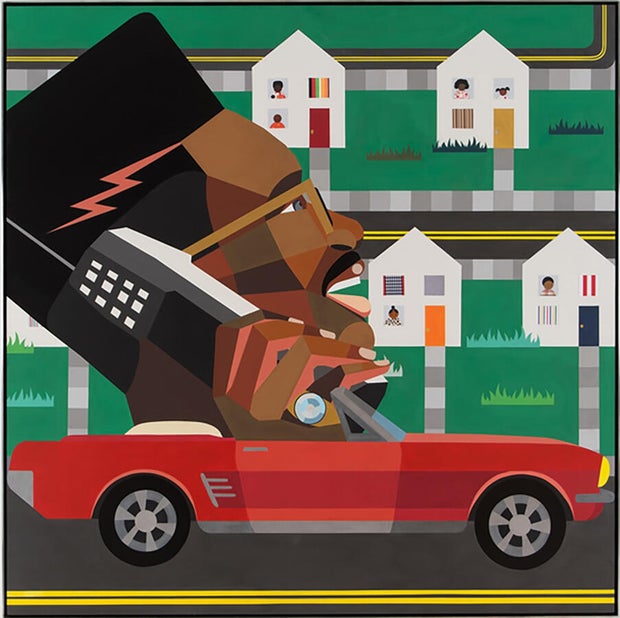 Artist Derrick Adams' depictions of Black joy