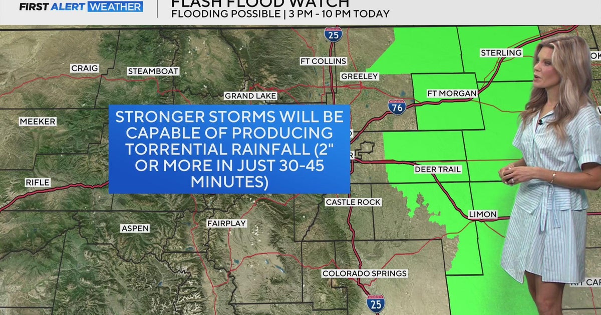 Flooding concerns high with potential heavy rain near Denver