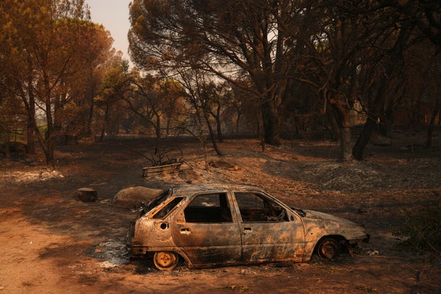 APTOPIX Spain Wildfires 