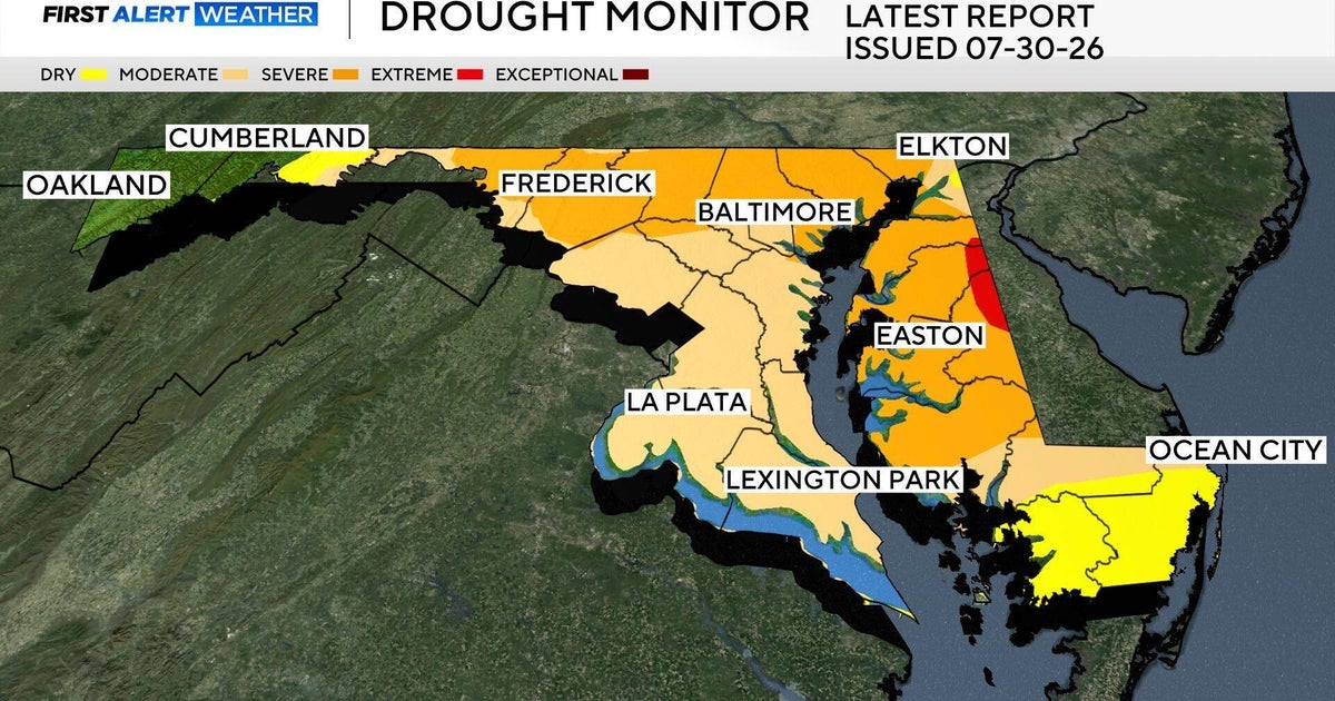 Maps show Maryland's stormy July helped improve drought conditions ...