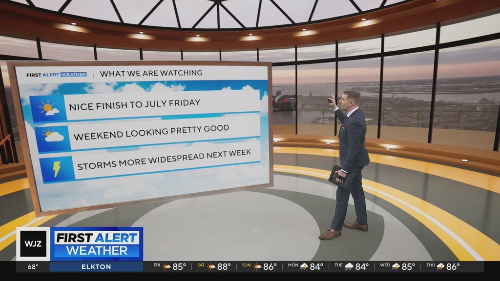 Maryland Weather Expected to Remain Favorable Through Weekend