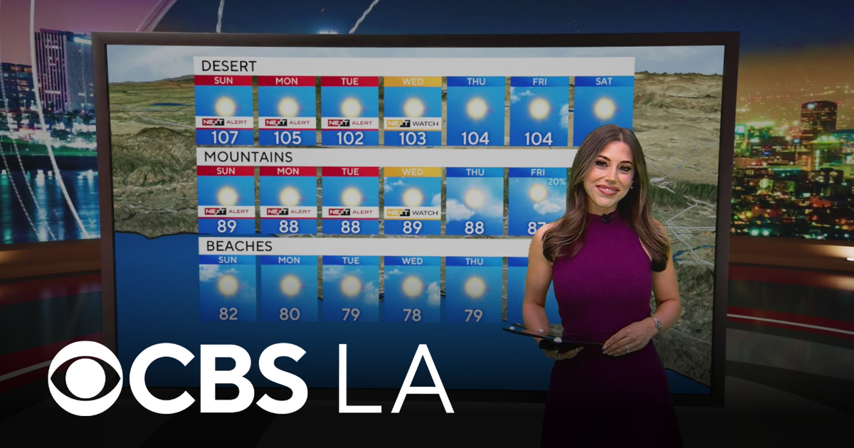 Alex Biston's NEXT Weather Forecast | Aug. 1 - CBS Los Angeles