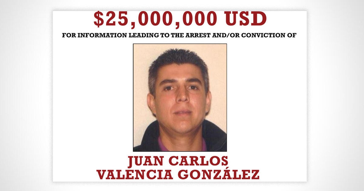 $25 million reward offered for U.S.-born leader of powerful cartel