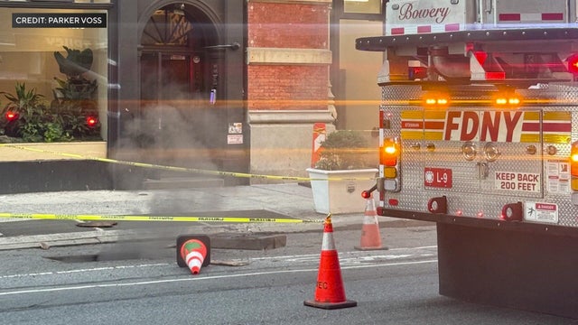 Smoking manhole 